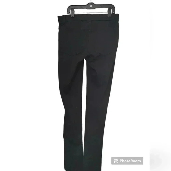 Theory Black Rayon Blend Skinny Stretch Pull On Leggings Women's Size small - Picture 2 of 3